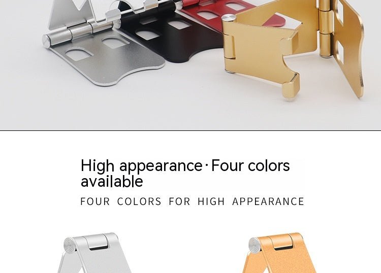 Aluminum Alloy Mobile Desktop Stand Folding Bracket Metallic Bracket - PawTeh