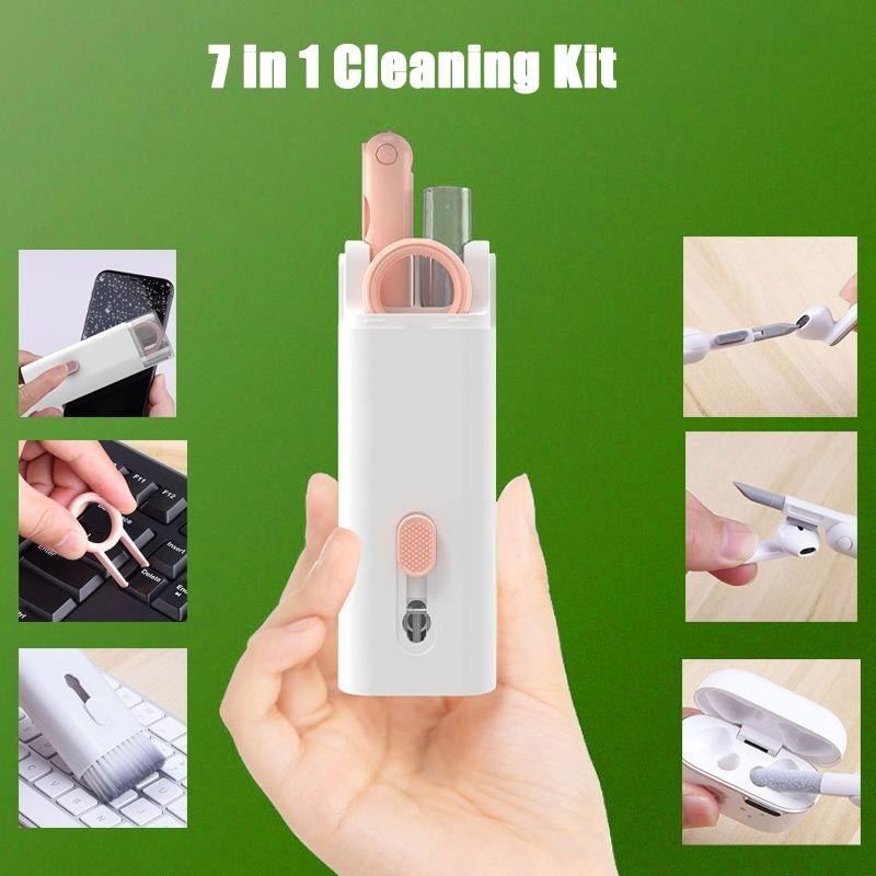 Multifunctional Bluetooth - compatible Headset Cleaning Pen Set Keyboard Cleaner Cleaning Tools Cleaner Keycap Puller Kit - PawTeh