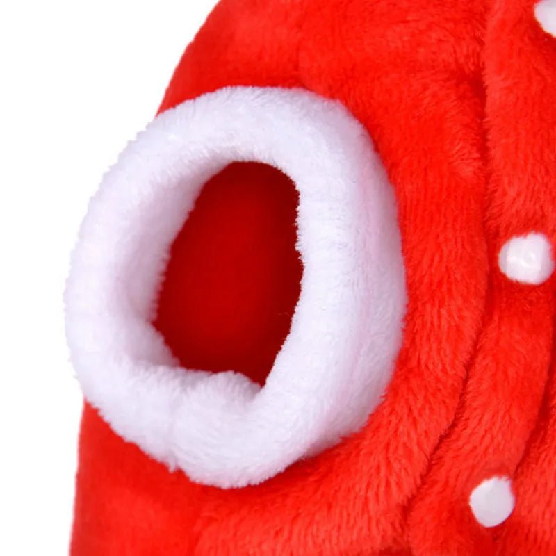 1pc Cat Christmas Clothes Winter Warm Pet Clothes for Small Medium Dogs Elk Santa Claus Dog Cats Coat Christmas Dogs Costume - PawTeh
